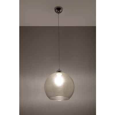 BALL lampa wisząca transparentna Sollux lighting